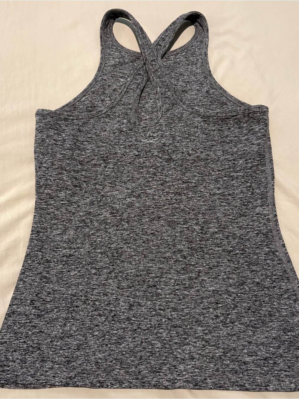 Beyond Yoga Gray Racerback Tank Top - Picture 4 of 6